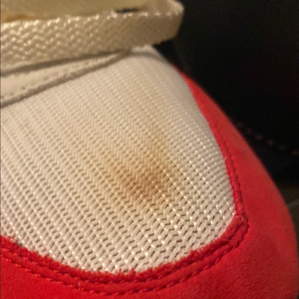 Nike AIR MAX!!! Red and White Sneakers Classic Design BX1 - Picture 6 of 13